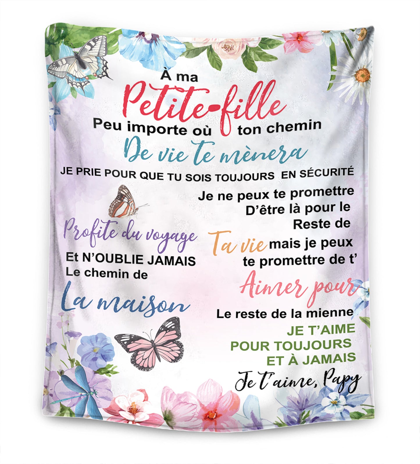À ma petite-fille – Couverture Premium™