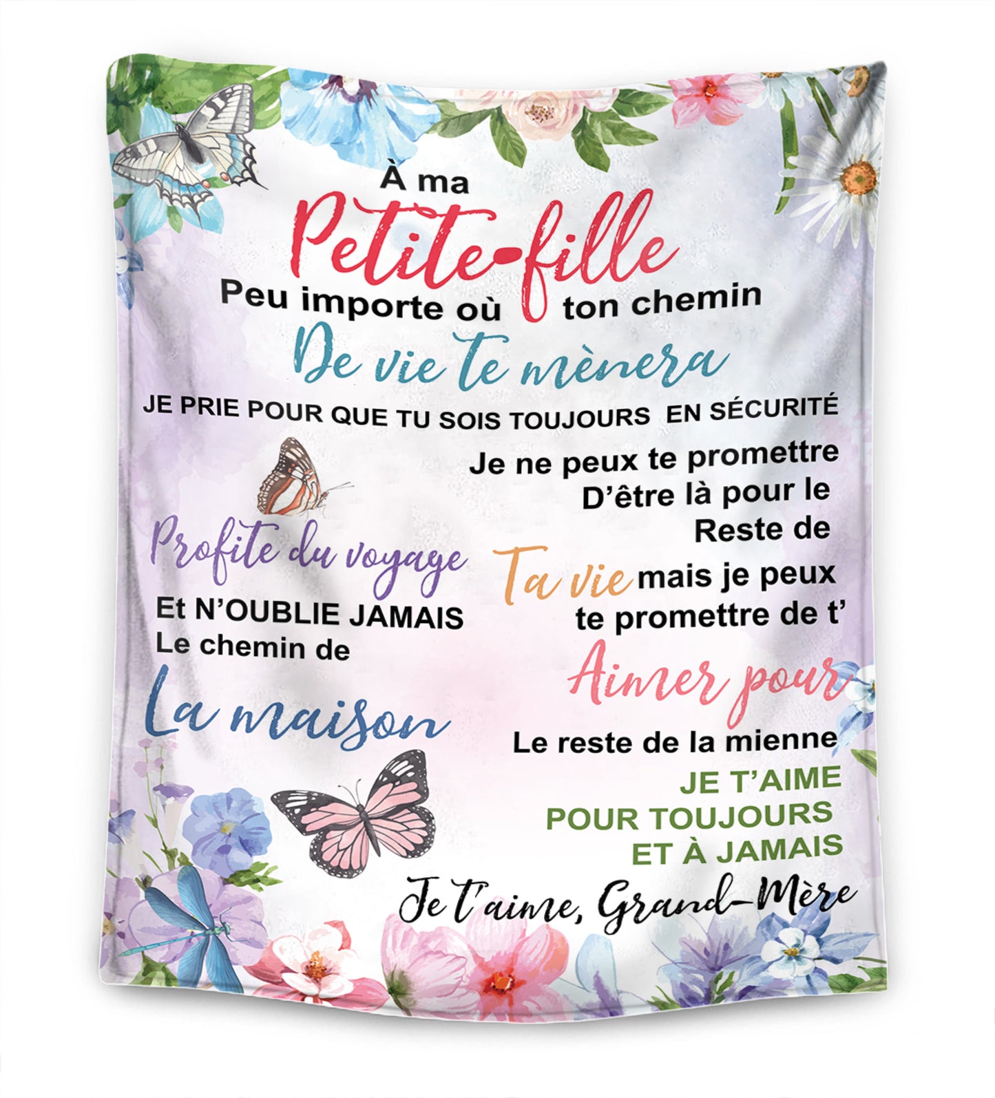À ma petite-fille – Couverture Premium™