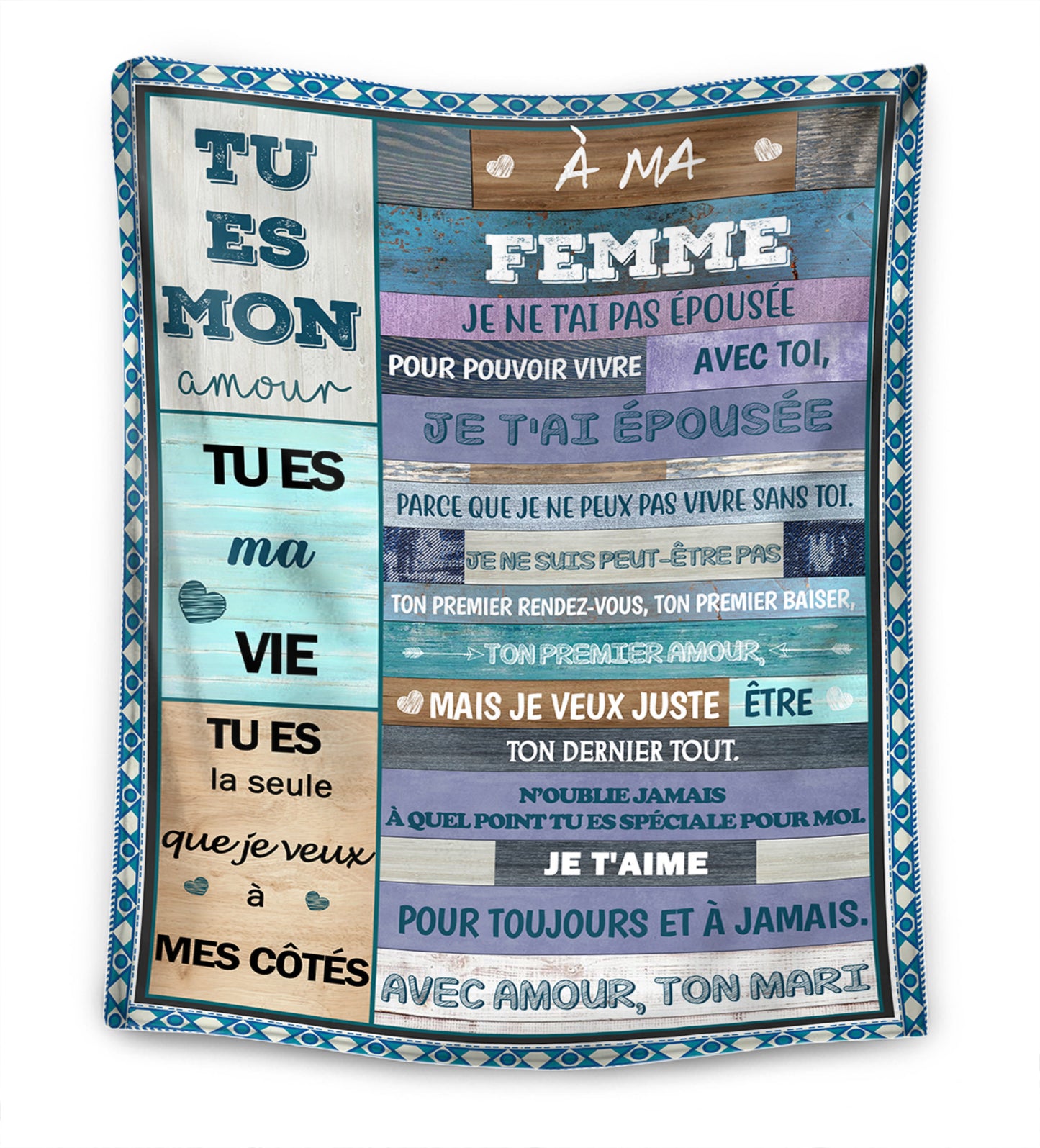 Tu es mon tout - À mon mari / À ma femme – Couverture Premium™