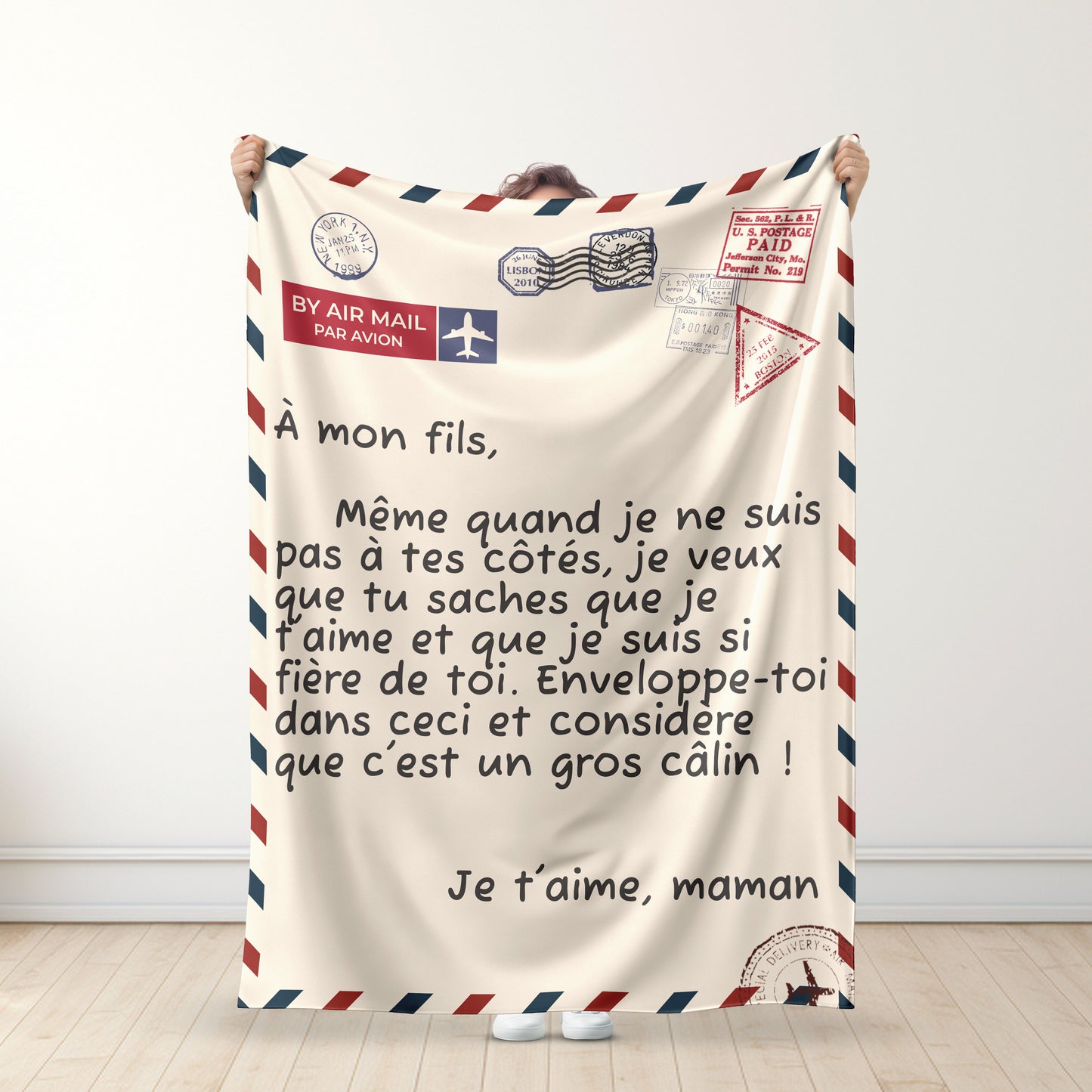 Mère – " À Mon Fils / À Ma Fille " – Couverture Premium™ Ver. 3