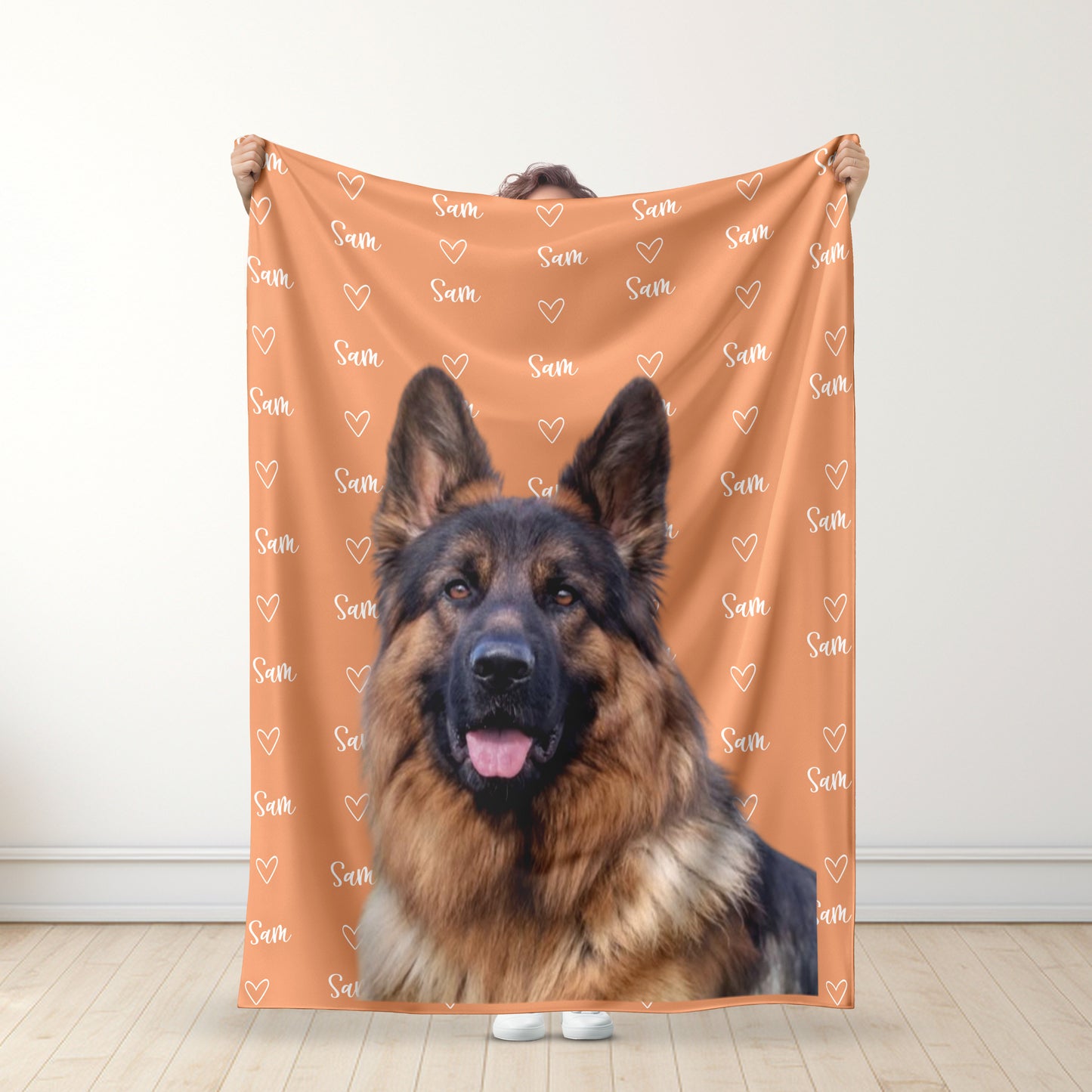 Couverture Personnalisée Avec Nom Et Photo - Cadeau Pour Les Propriétaires D'animaux - Couverture Personnalisée