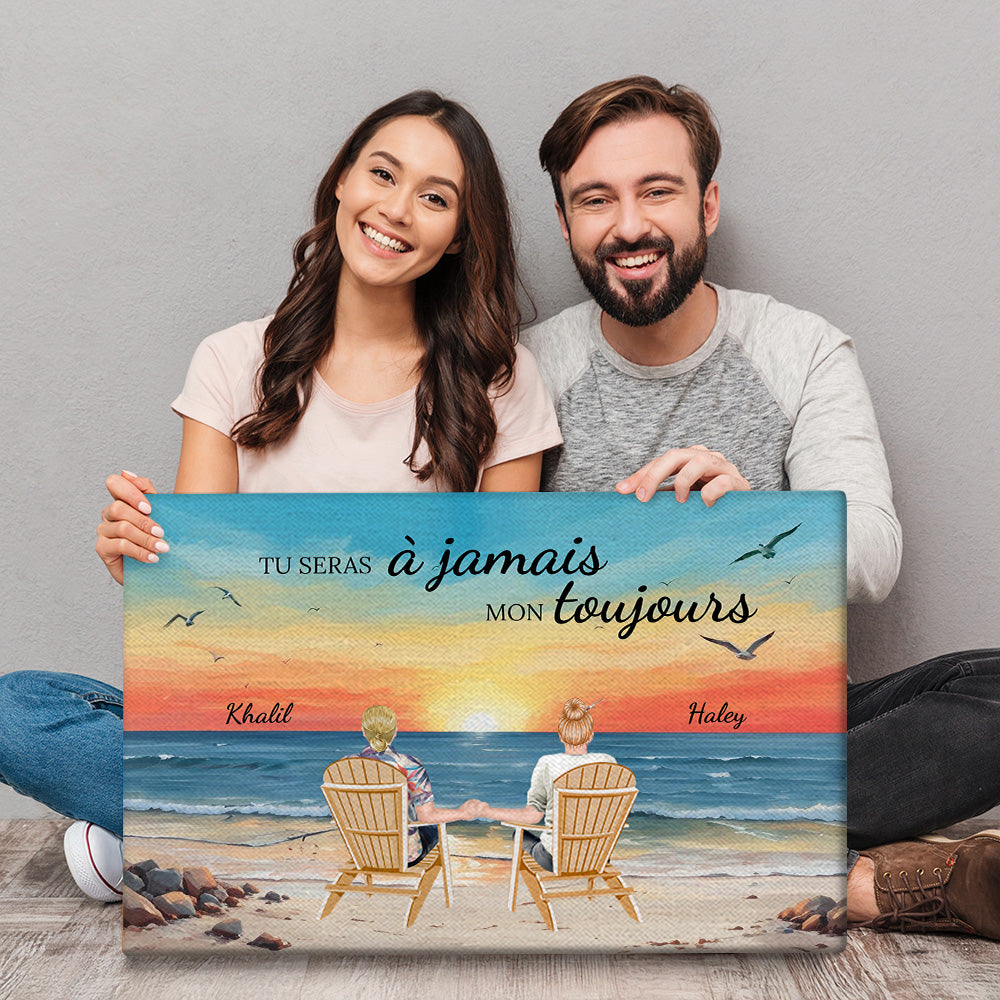 Toi & Moi on gère - Cadeaux pour les couples - Art Mural Personnalisé
