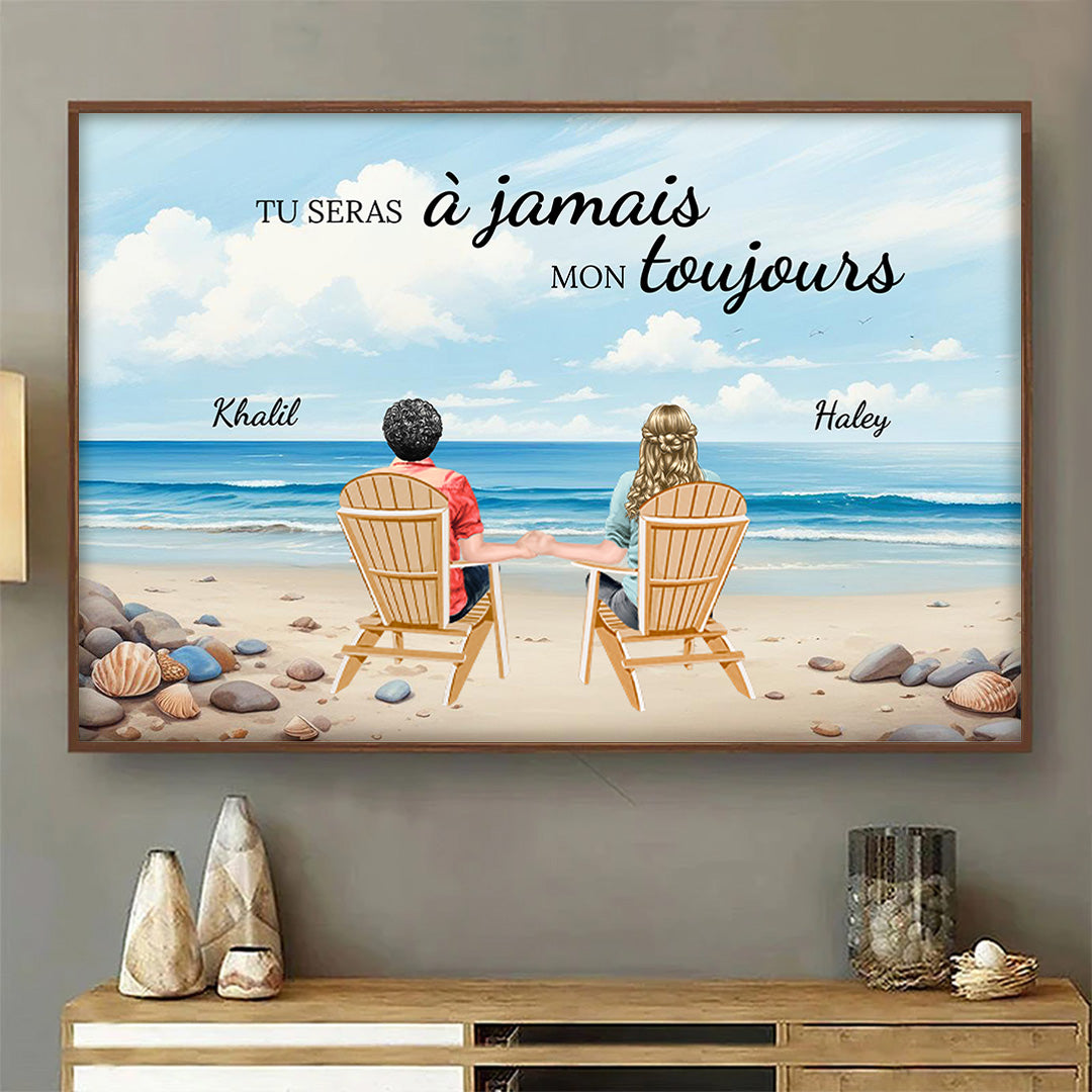 Toi & Moi on gère - Cadeaux pour les couples - Art Mural Personnalisé