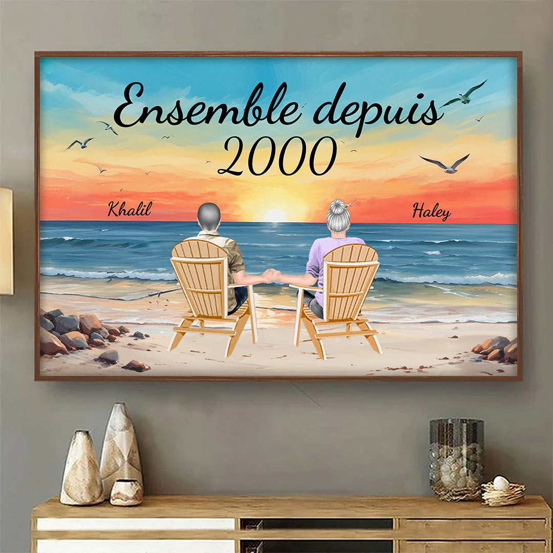 Toi & Moi on gère - Cadeaux pour les couples - Art Mural Personnalisé