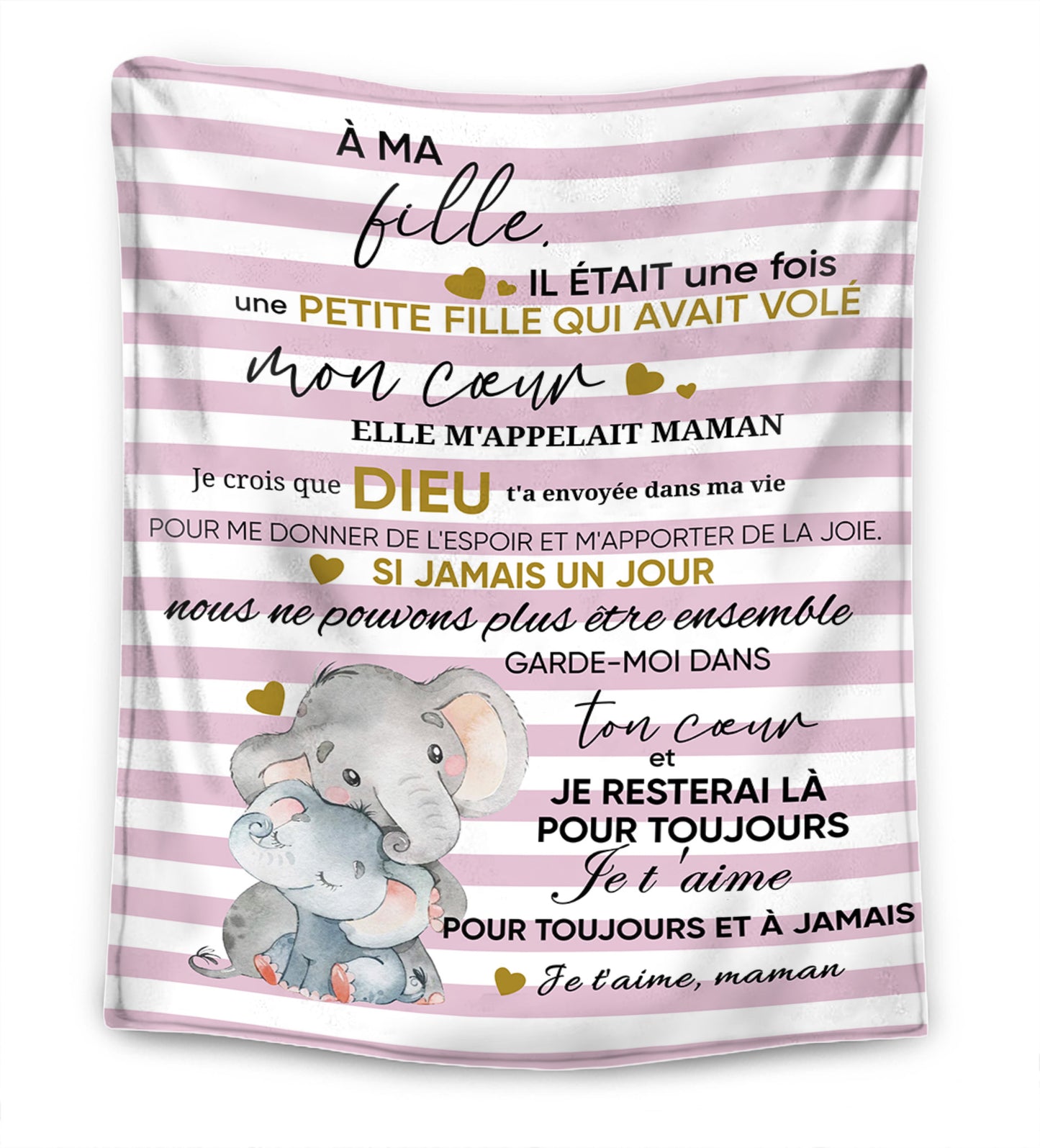 Je t'aime pour toujours – Mère – " À Mon Fils / À Ma Fille " – Couverture Premium™