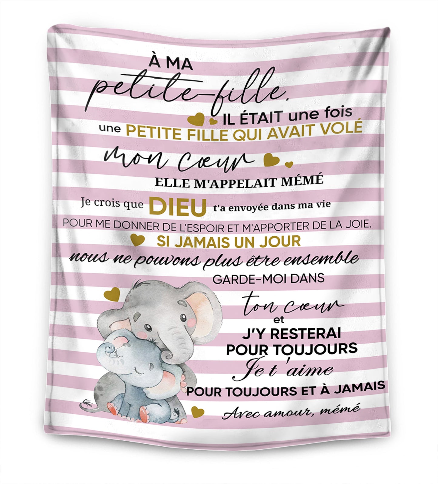 Je t'aime pour toujours – Grand-mère – Pour ma petite-fille/Pour mon petit-fils – Couverture Premium™