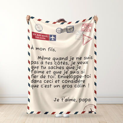 Père –  " À Mon Fils / À Ma Fille " – Couverture Premium™ Ver. 3