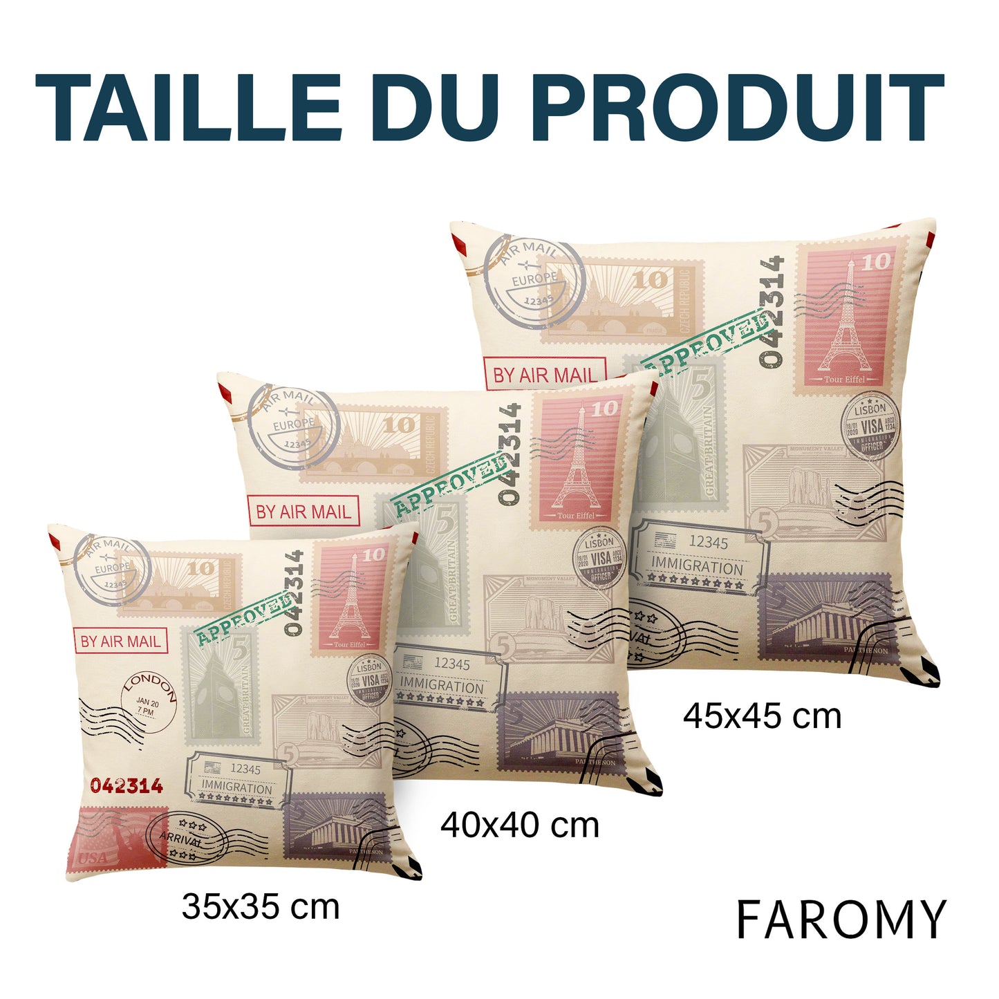 Taie d'oreiller Premium Postcard™