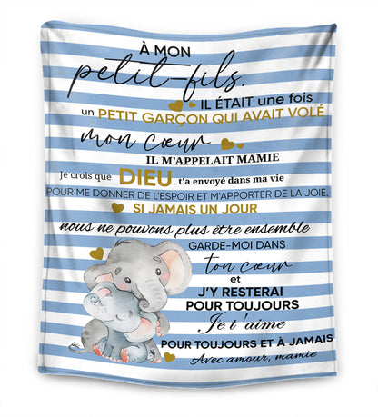 Je t'aime pour toujours – Grand-mère – Pour ma petite-fille/Pour mon petit-fils – Couverture Premium™