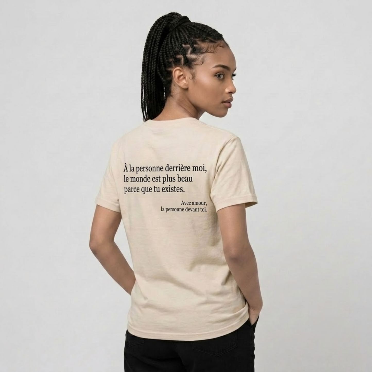 T-shirt Tu es bien comme tu es