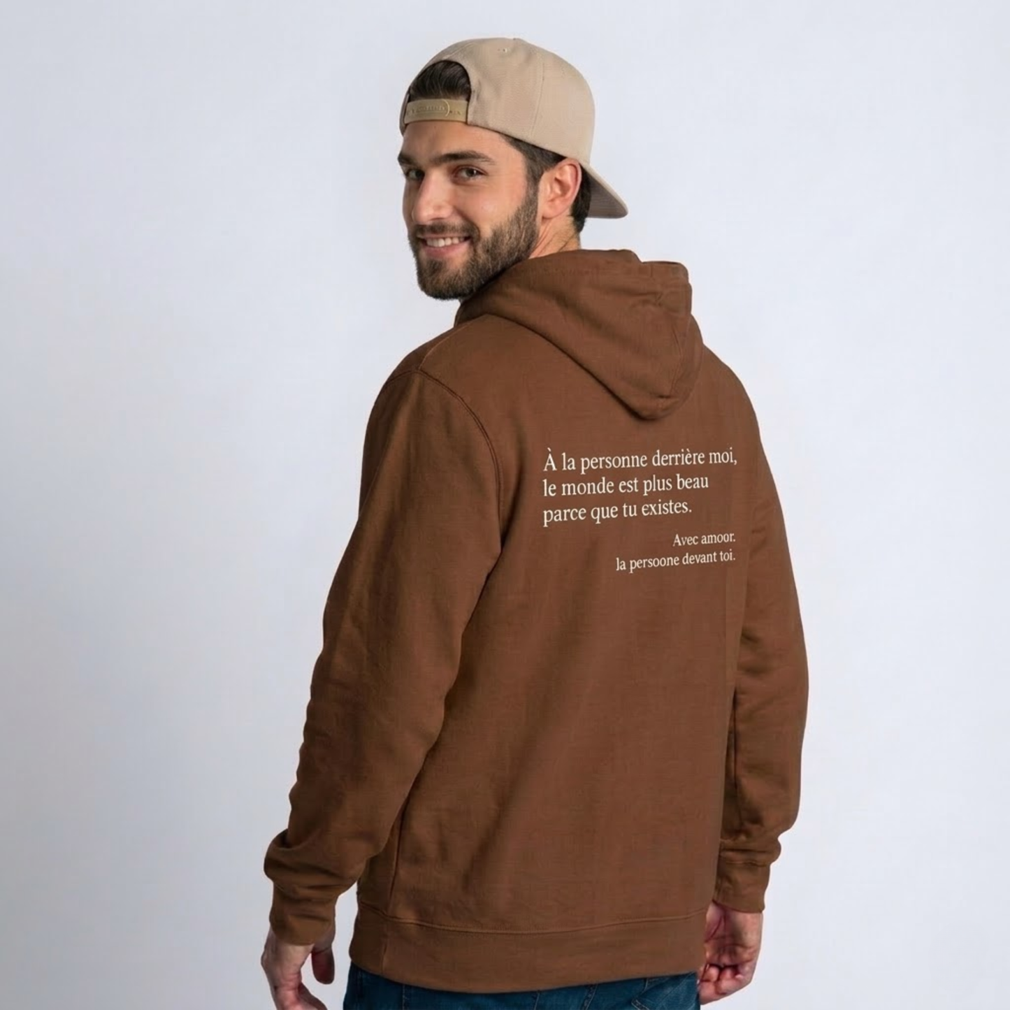 Hoodie Tu es bien comme tu es